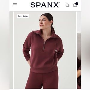 Spanx AirEssentials Half Zip